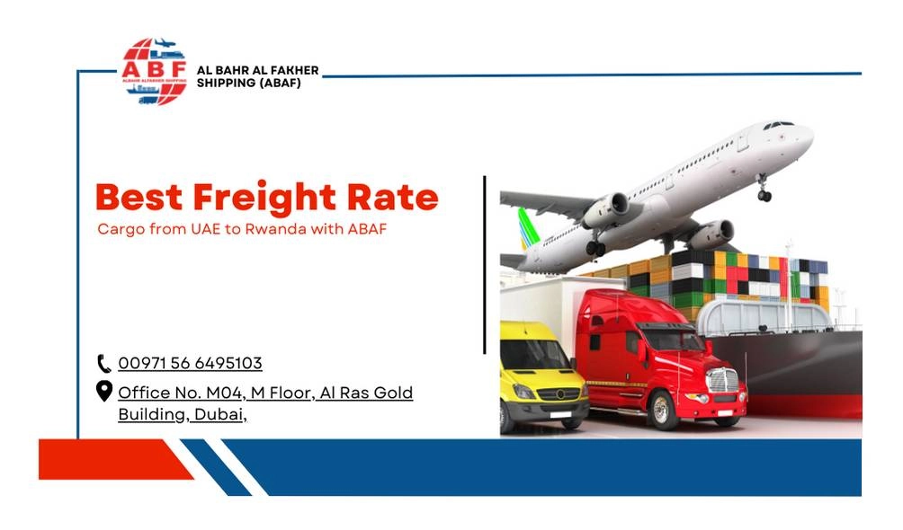 cargo from duabi to Rwanda